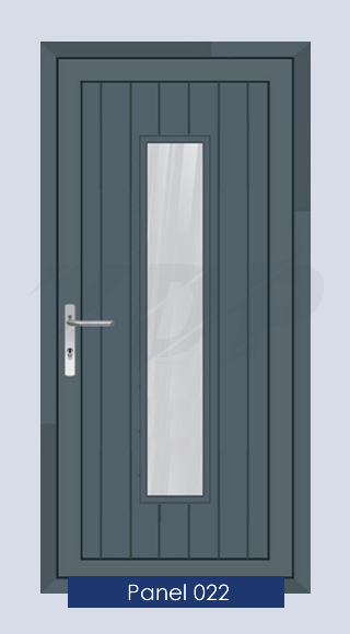 uPVC modern door panel 022