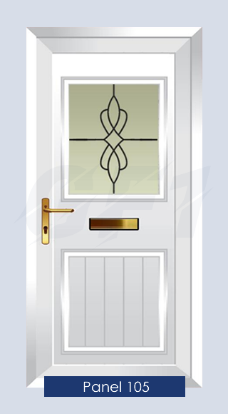 Hampton door panel 105