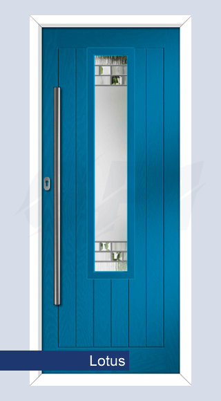 Lotus composite door glass