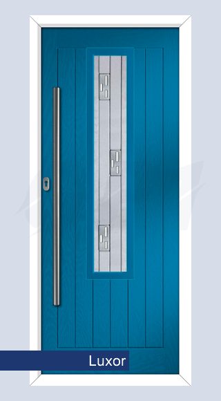 Luxor composite door glass