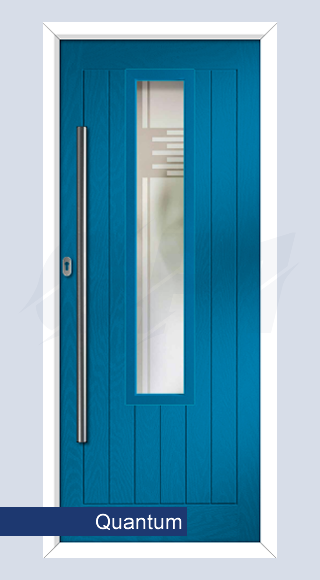 Quantum composite door glass